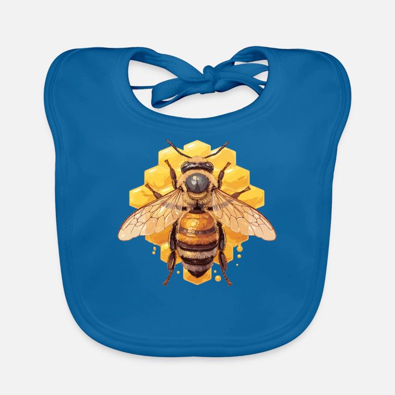 Bees Bee Organic Baby Bibs