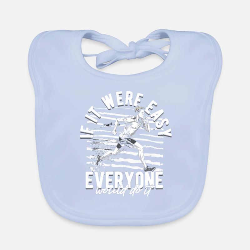 Sprint Athlétisme Sprint Bavoir bio Bébé