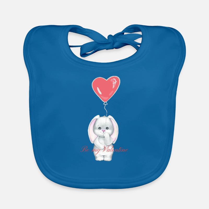 Soyez mon valentin Bavoir bio Bébé