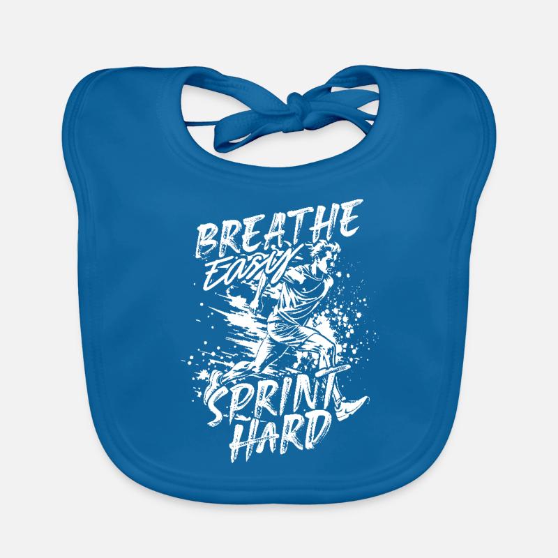 Sprint Athlétisme Sprint Difficile Bavoir bio Bébé