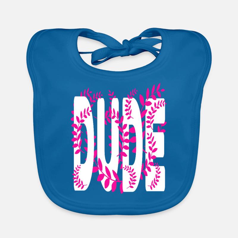 Hawaii stil text Dude Baby Bio-Lätzchen