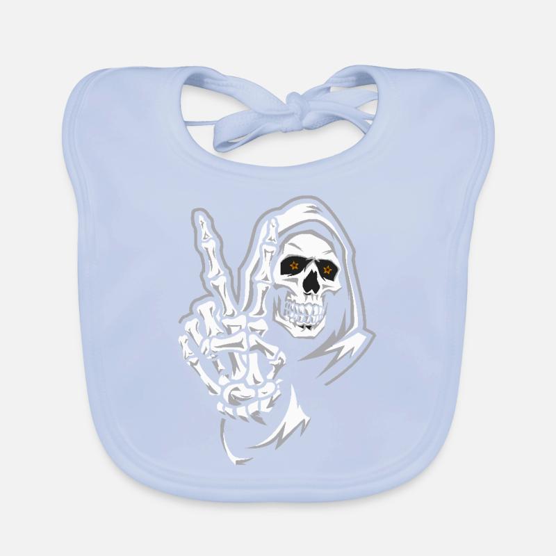 SKULL Organic Baby Bibs