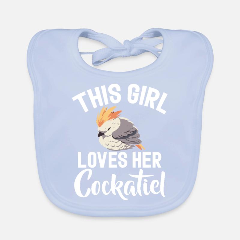 Cadeaux de calopsitte Bavoir bio Bébé