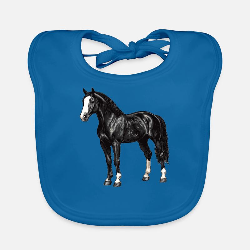 Chevaux Cheval Bavoir bio Bébé