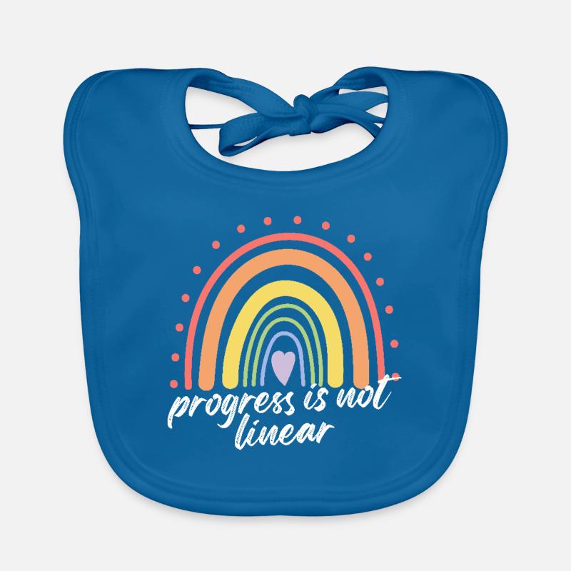 Progress Is Not Linear Special Education Teacher Baby Bio-Lätzchen