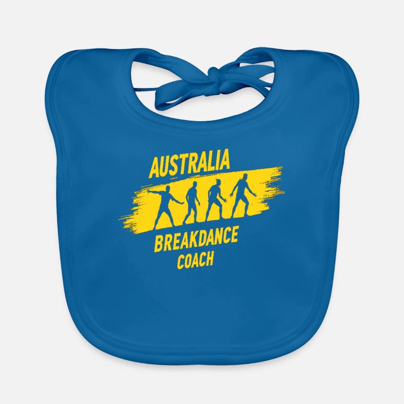 Breakdance Coach Motif – Dancer Outfit with Style Organic Baby Bibs