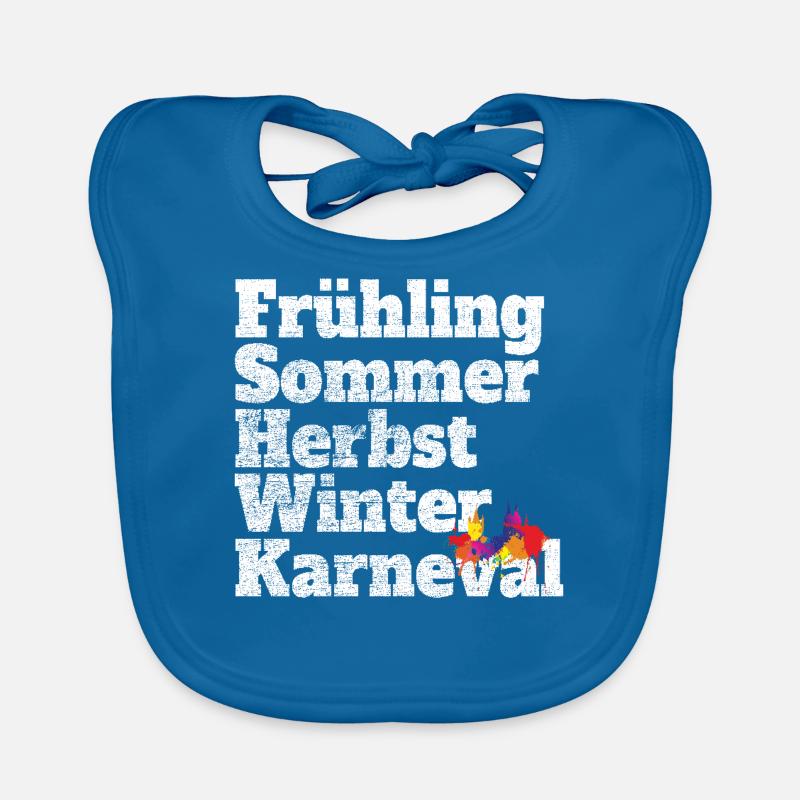 Carnaval Cinquième saison Kölsch Fastelovend Cologne Bavoir bio Bébé