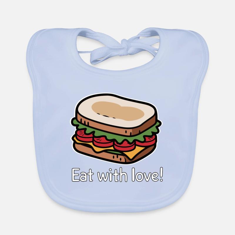 MANGER AVEC AMOUR Bavoir bio Bébé