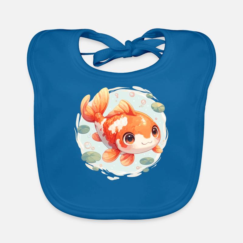 Koi Koi Carp Organic Baby Bibs