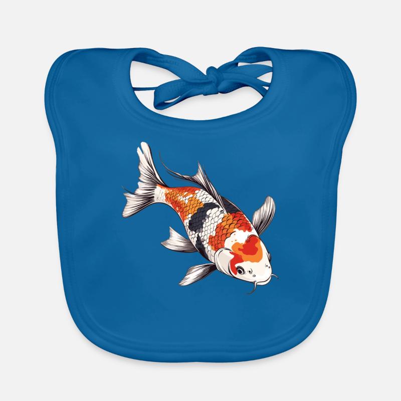 Koi Koi Carp Organic Baby Bibs