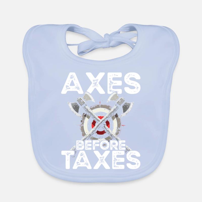 Axt Werfen Axt Werfer Axe Throwing Baby Bio-Lätzchen