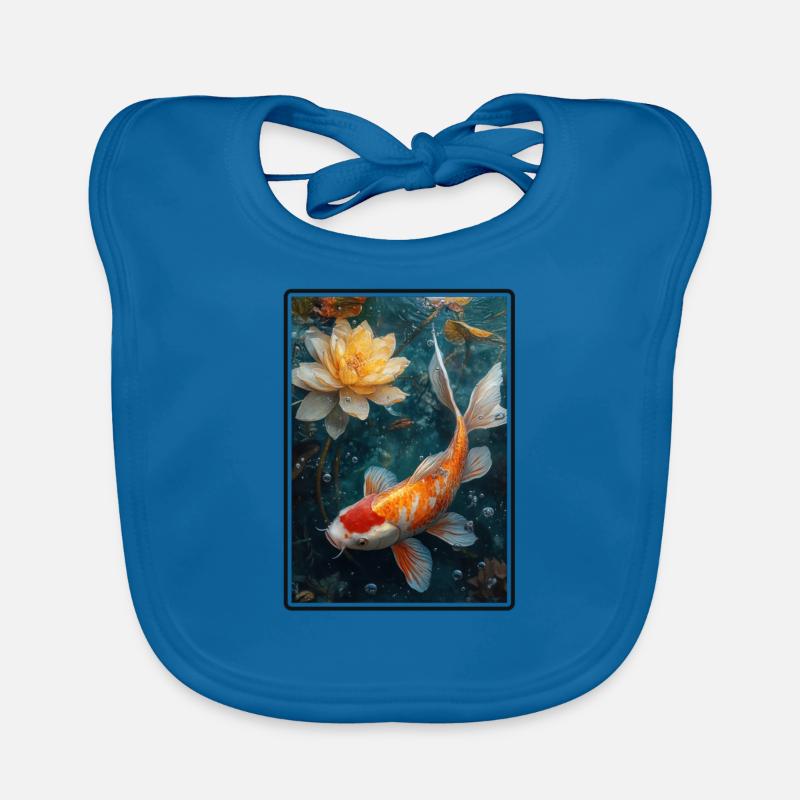 Koi Koi Carp Organic Baby Bibs