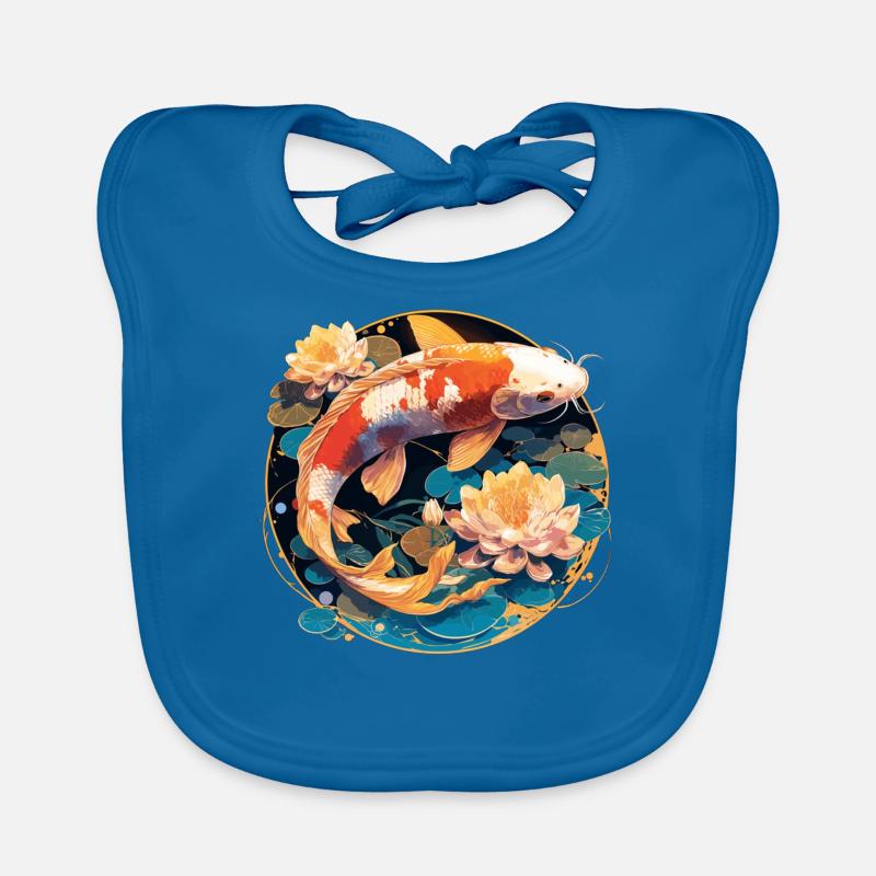 Koi Koi Carp Organic Baby Bibs