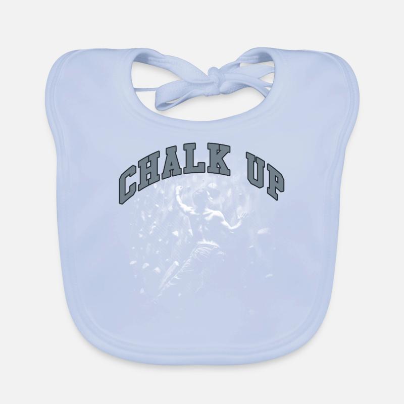 Chalk Up Boulderer Organic Baby Bibs