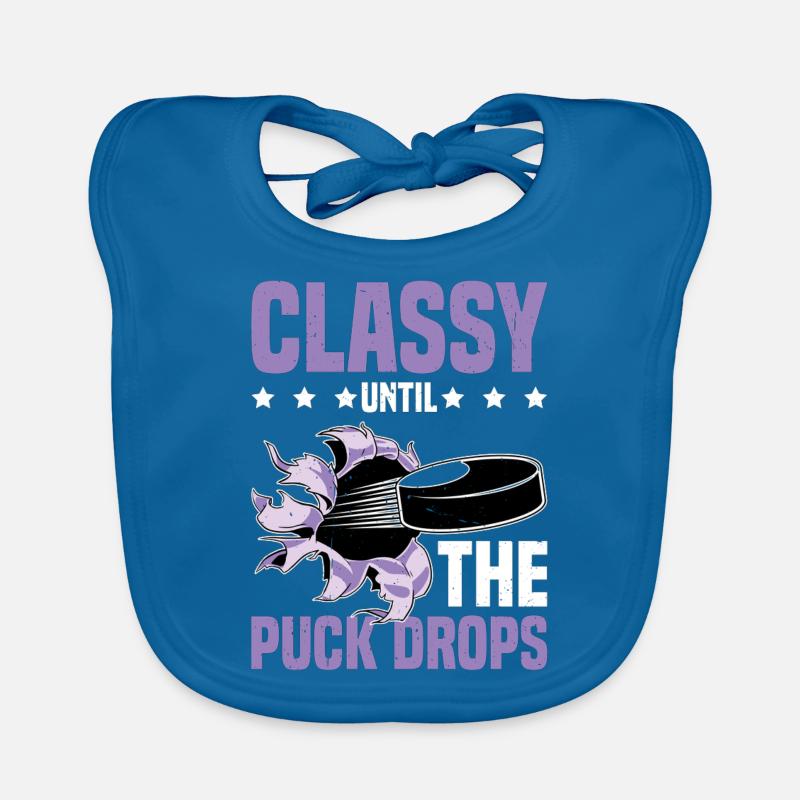 Classy Until The Puck Drops 32 Baby Bio-Lätzchen