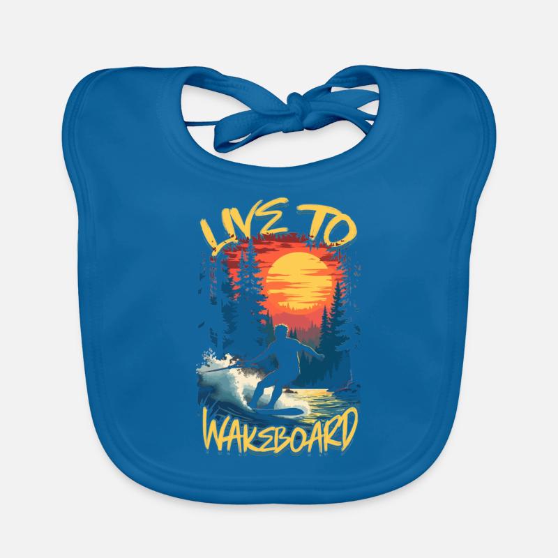 Wakeboard en direct sur wakeboard Bavoir bio Bébé