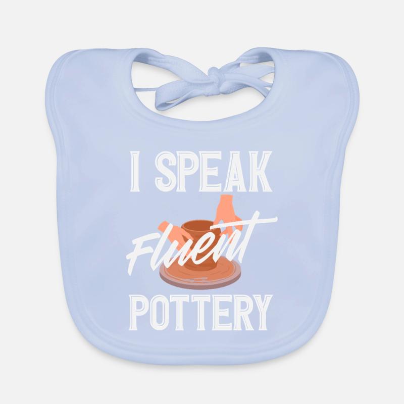 Lustiges Töpfer Töpfern Geschenk Geschenkidee Baby Bio-Lätzchen