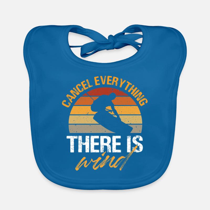 Cancel Everything There Is Wind Kiteboarding Baby Bio-Lätzchen