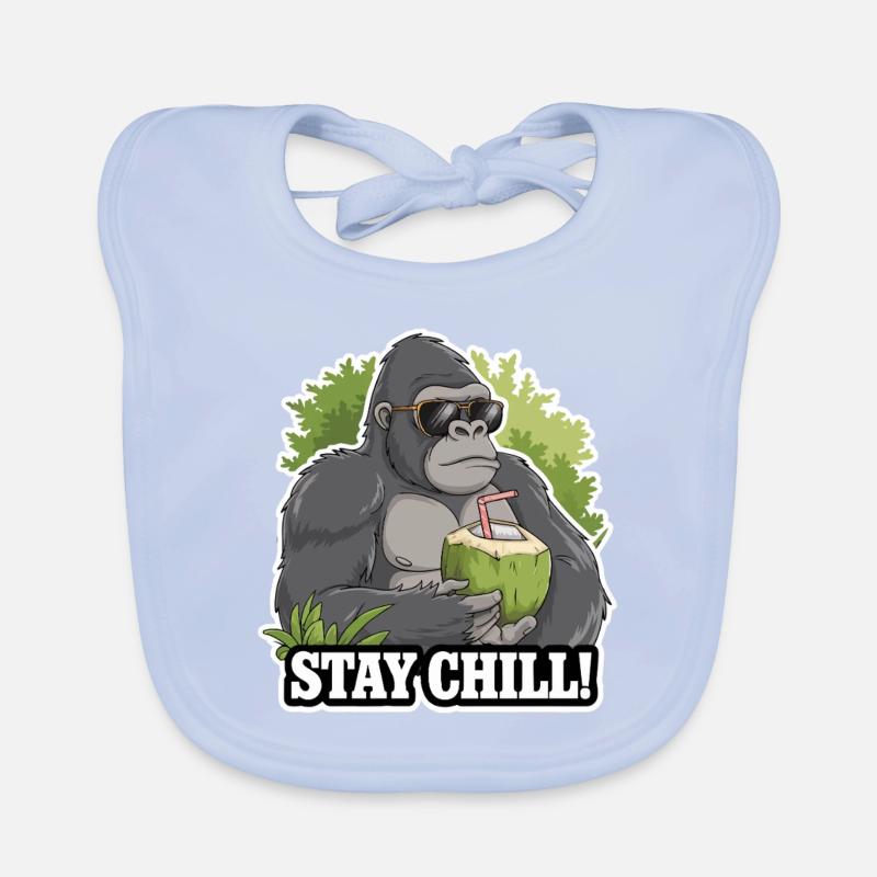 RESTEZ COOL Bavoir bio Bébé
