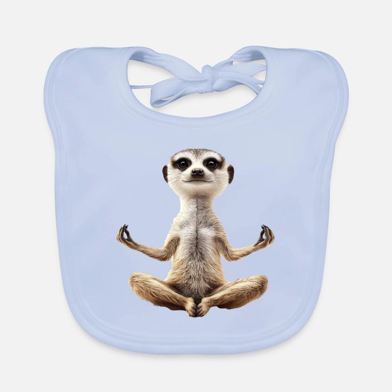 Erdmännchen Baby Bio-Lätzchen