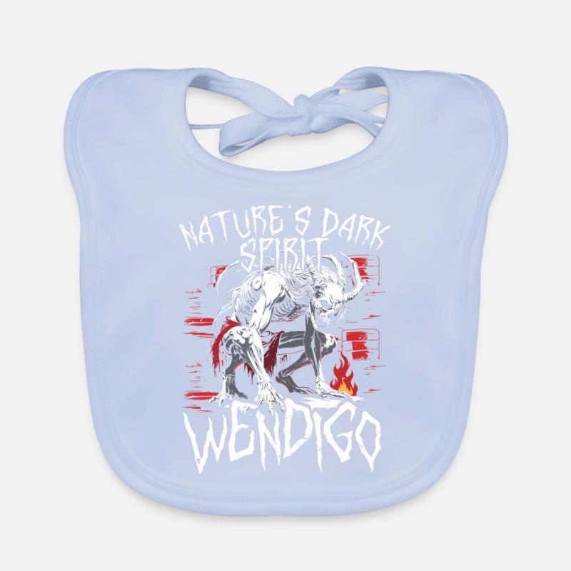 Wendigo Kryptide Cryptid Baby Bio-Lätzchen