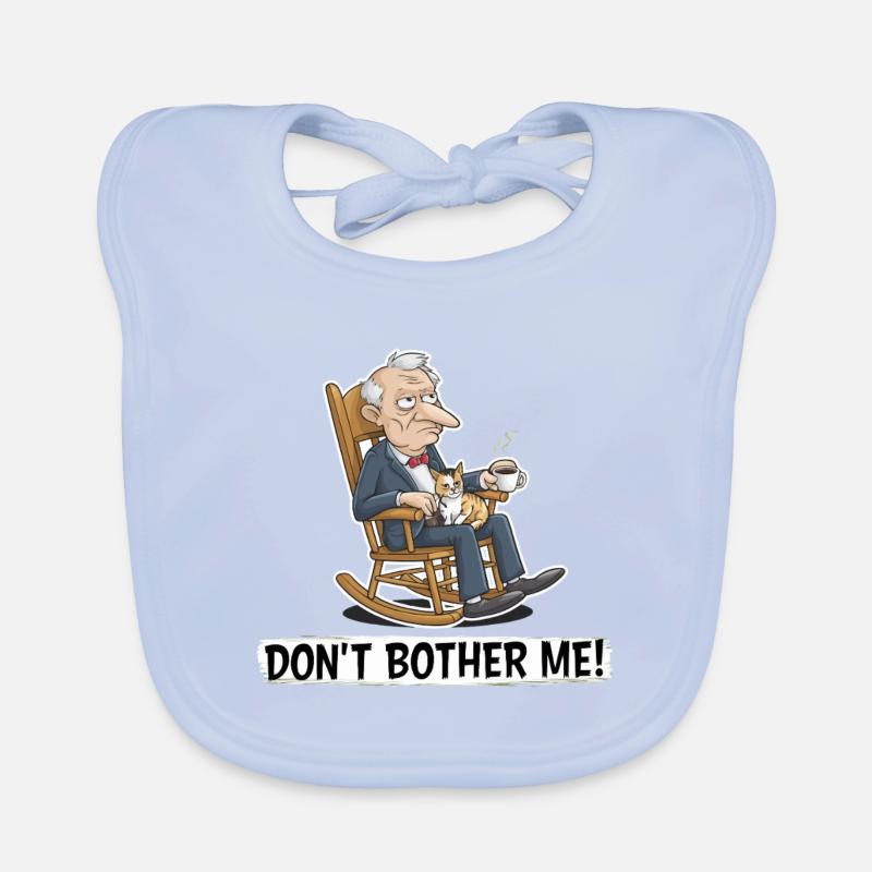 GRUMPY OLDMAN Organic Baby Bibs