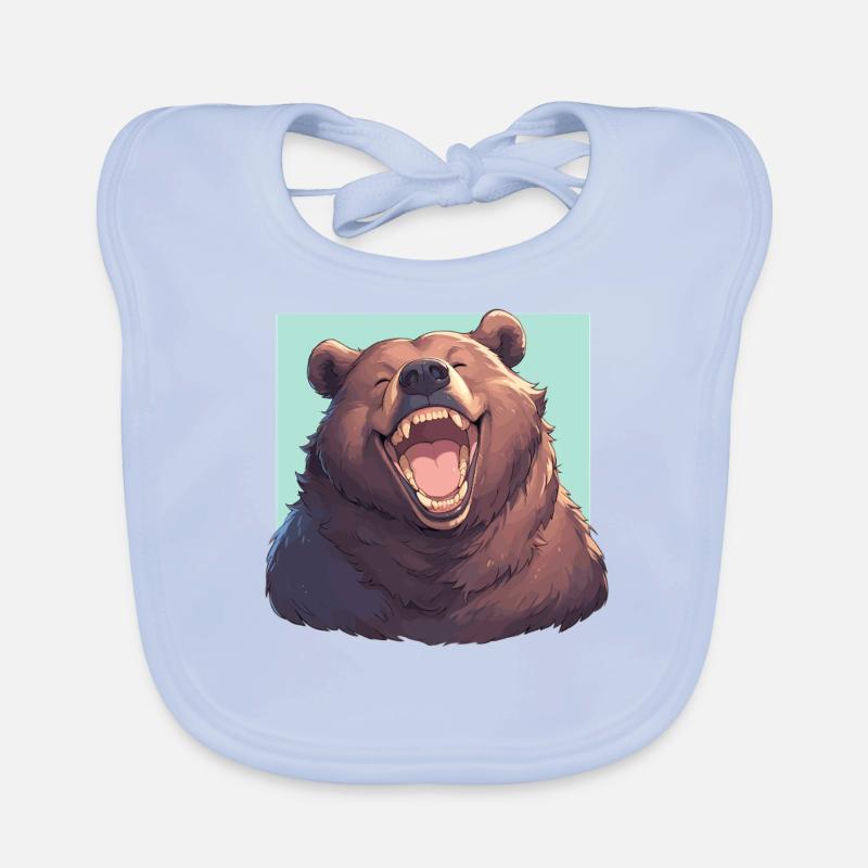 Kodiakbären Kodiakbär Baby Bio-Lätzchen