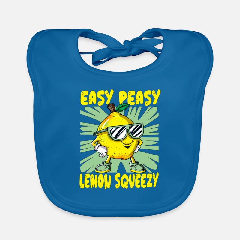 Easy Peasy Lemon Squeezy Sunglasses Lemon Organic Baby Bibs