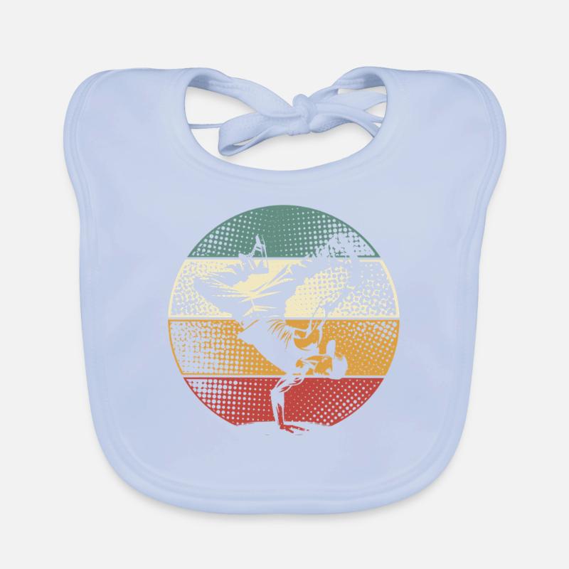 Breakdance Bavoir bio Bébé