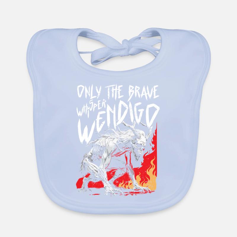 Wendigo Kryptide Cryptid Baby Bio-Lätzchen