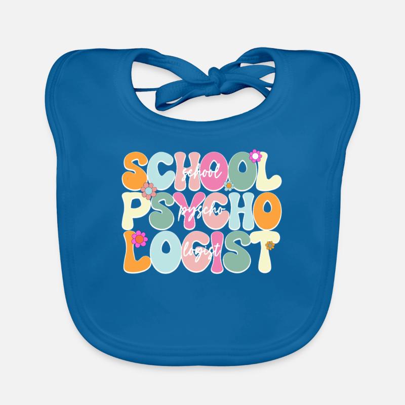 School psychologist Organic Baby Bibs