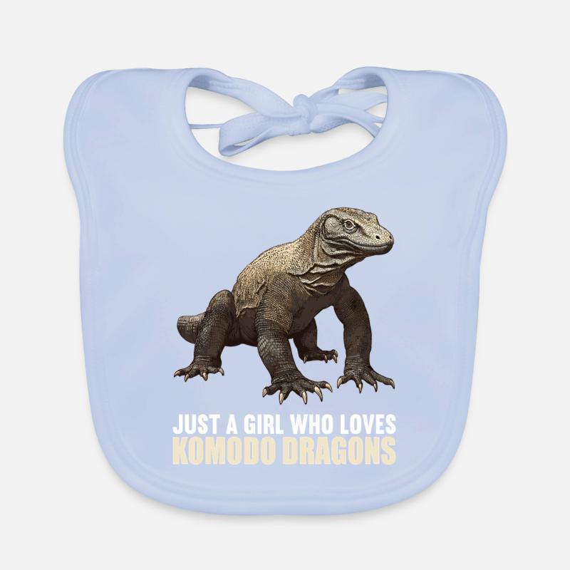 Komodo dragons Komodo dragon Organic Baby Bibs