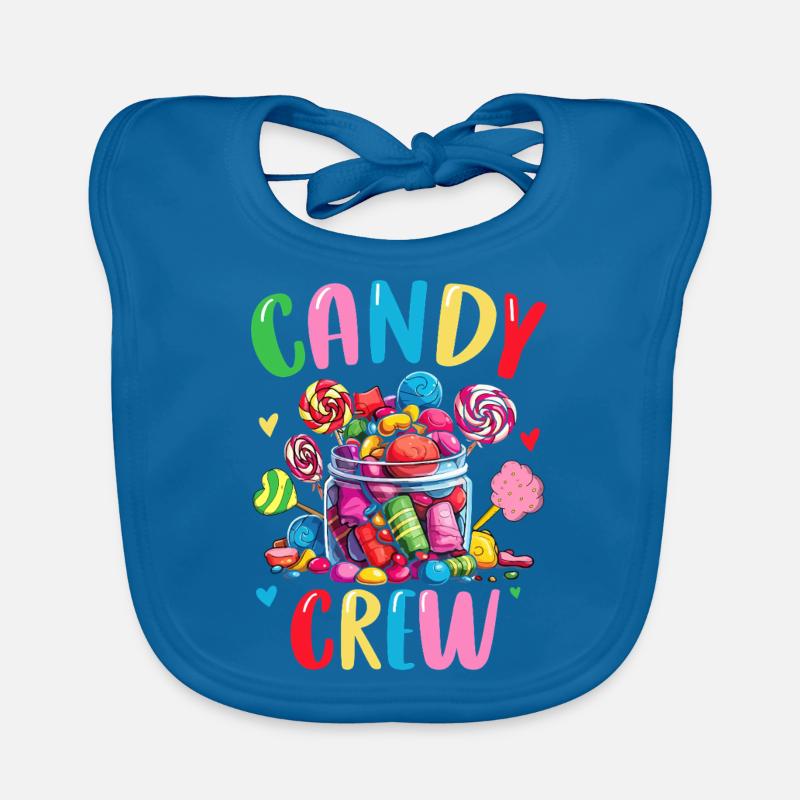 Candy Crew Sweeth Tooth confiserie Funny Candy Bavoir bio Bébé