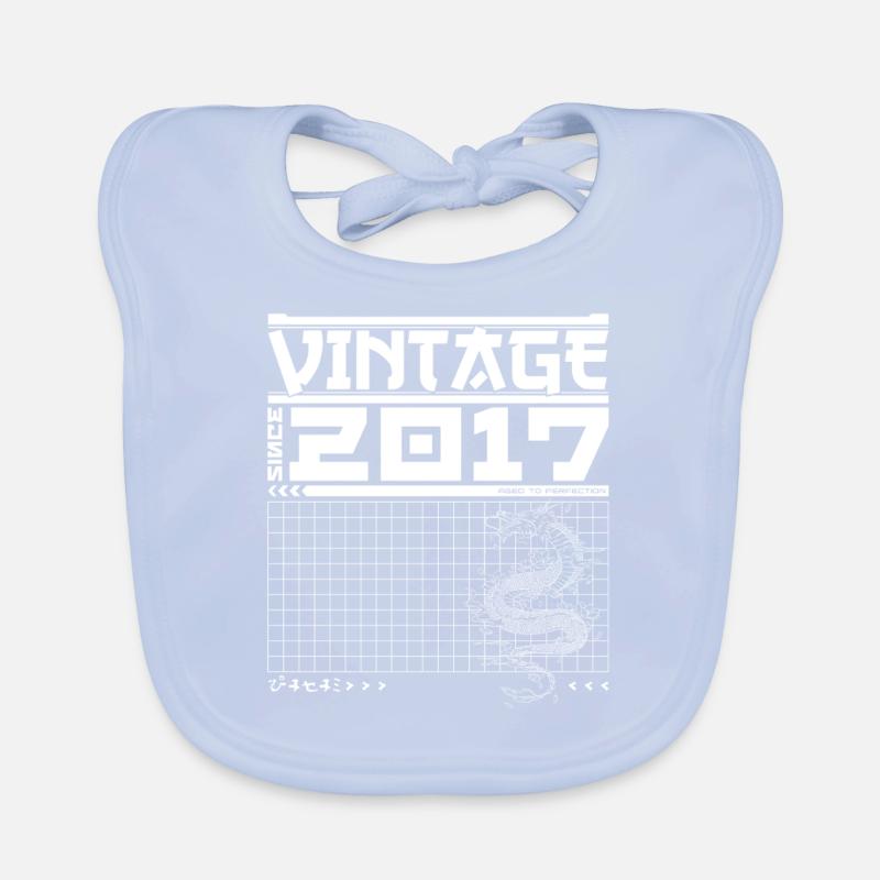 Dragon Legacy seit 2017 - 8. Geburtstag Samurai Baby Bio-Lätzchen