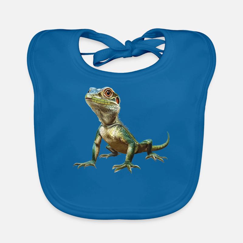 Lizards Lizard Organic Baby Bibs