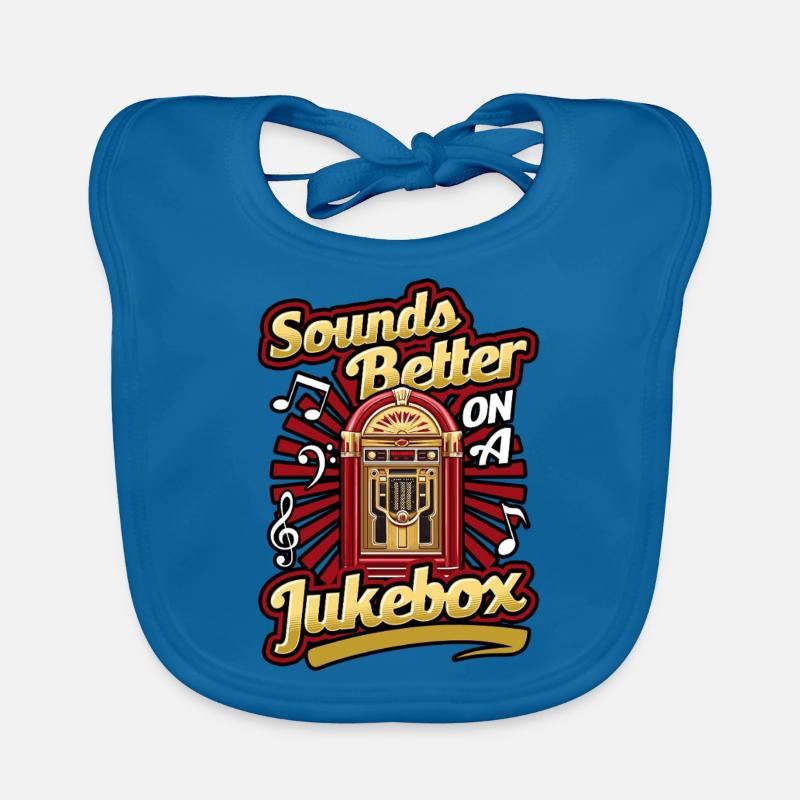 Jukebox Collector Sounds Better On A Jukebox Organic Baby Bibs