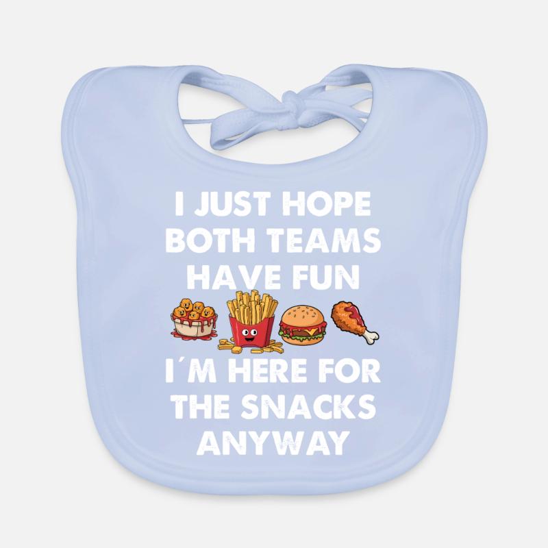 Just here for the snacks i hope both have fun Organic Baby Bibs