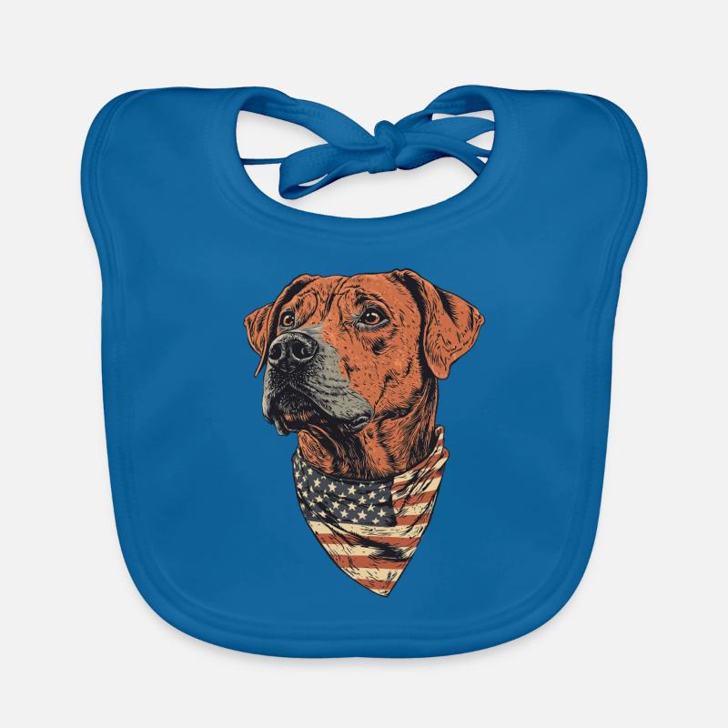 Rhodesian Ridgeback Baby Bio-Lätzchen