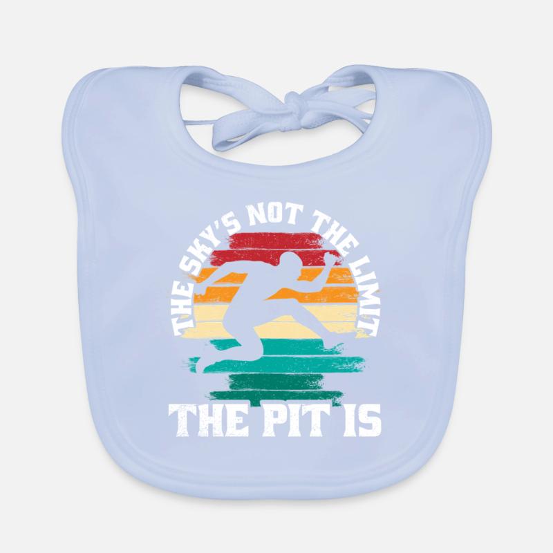 Weitsprung Sky's Not The Limit The Pit Is Baby Bio-Lätzchen