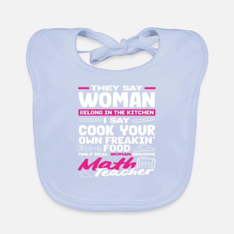 Mathe Lehrer Mathematik Geschenk Baby Bio-Lätzchen