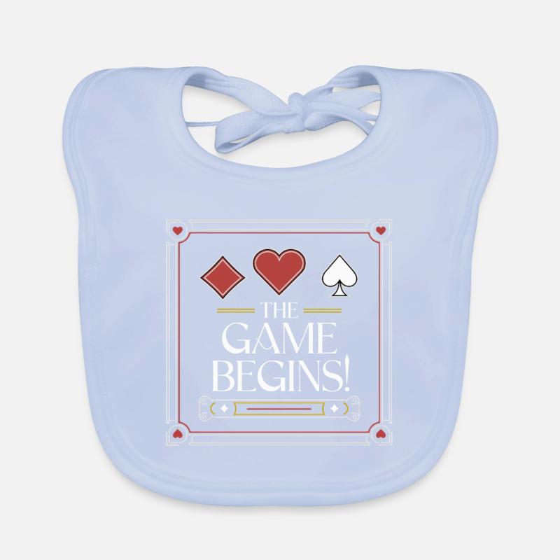 PLAYING CARD Organic Baby Bibs