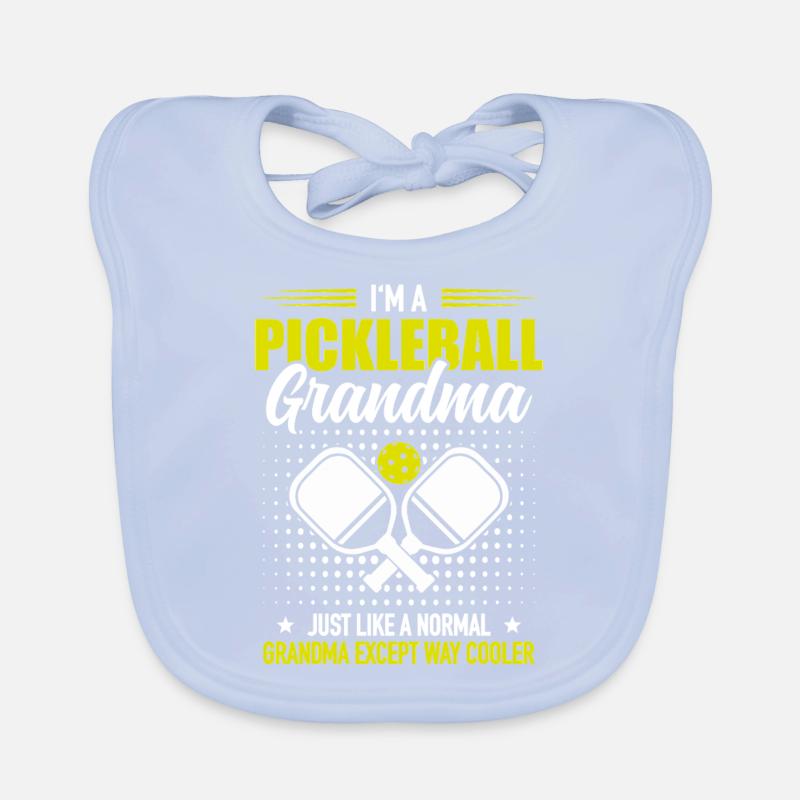Oma Pickleball Spieler Dinking Team Geschenk Baby Bio-Lätzchen