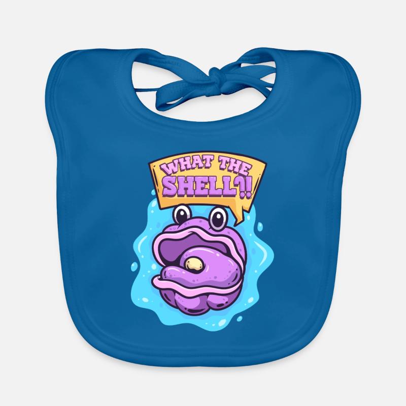 Shell Collectors Shells What The Shell? Bavoir bio Bébé