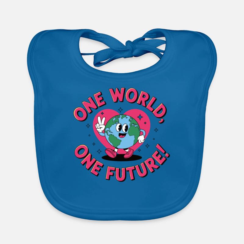 One World, One Future Baby Bio-Lätzchen