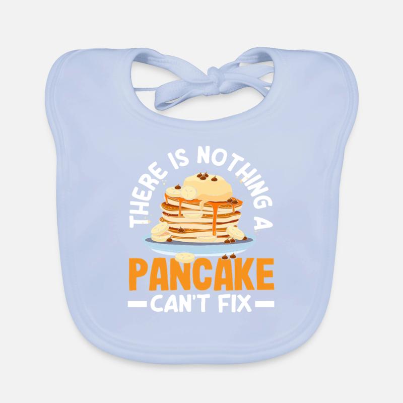 Pancakes can fix everything Organic Baby Bibs