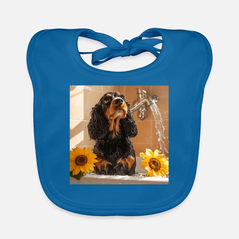 Cocker Spaniel Baby Bio-Lätzchen