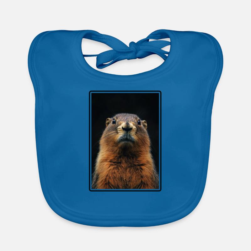 Marmots Groundhog Organic Baby Bibs