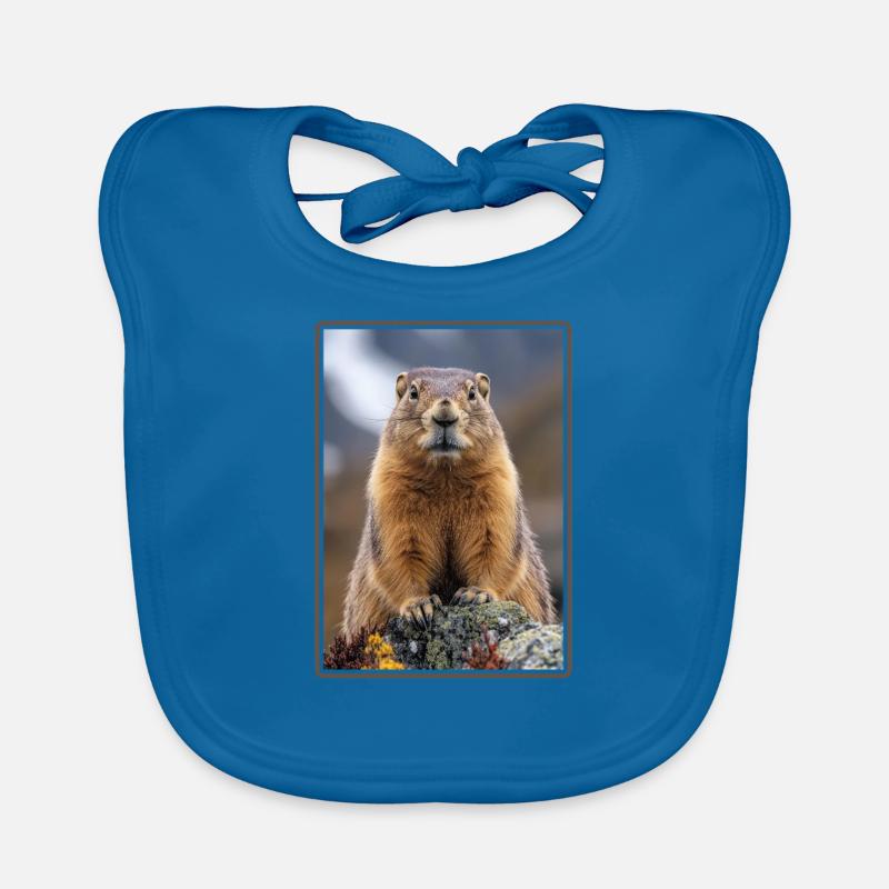 Marmots Groundhog Organic Baby Bibs
