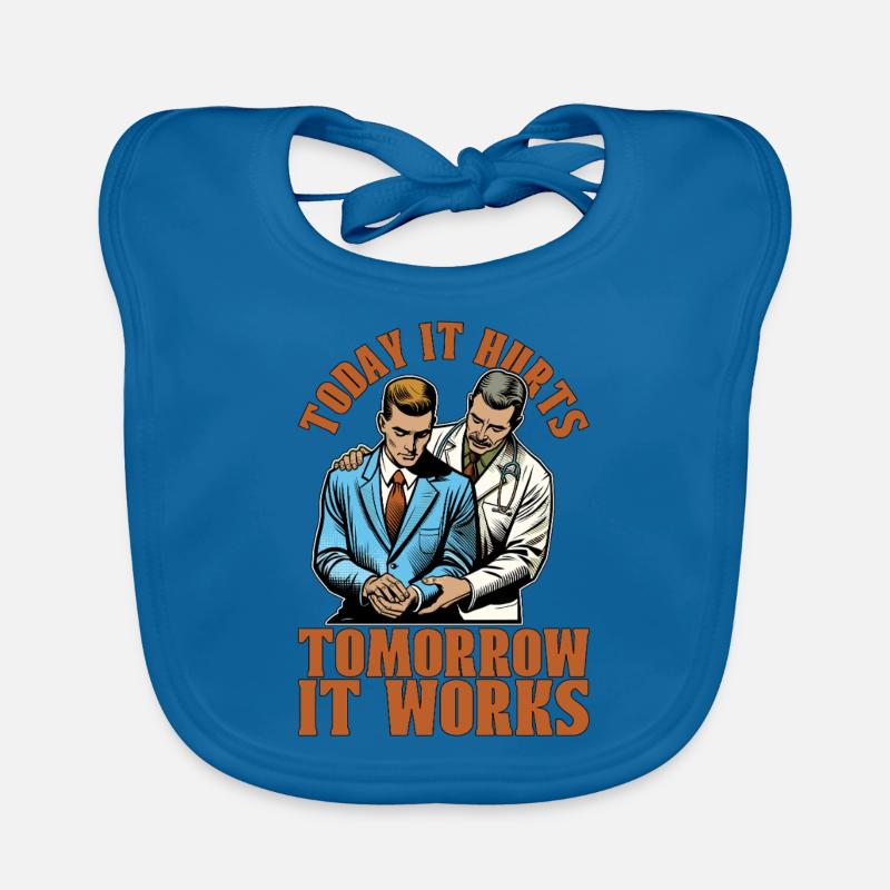 Physical Therapist Today It Hurts Massage Therapy Organic Baby Bibs
