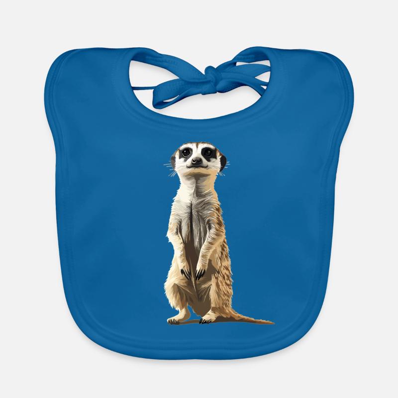 Meerkat Erdmännchen Bavoir bio Bébé